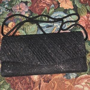 Black evening bag